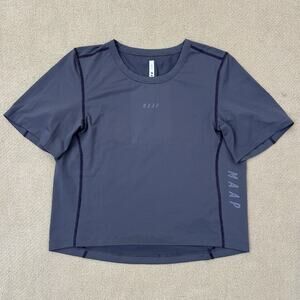MAAP Alt Road Women’s Tech Cycling Cropped Tee Shirt Jersey Small